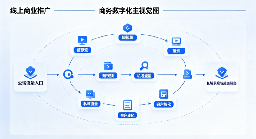 东湖区线上商业推广怎么做？全域流量闭环搭建与低成本转化实战指南